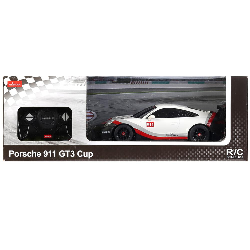 Машина р/у porsche 911 gt3 cup 1:18 Rastar в кор. в кор.6шт