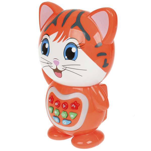 Котик сказочник Шаинский музыка 100+ стихов,песен и звуков.свет.кор.бат. Умка в кор.36шт