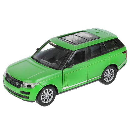 Машина металл RANGE ROVER VOGUE SOFT 12 см, двер, багаж, инер, зеленый, кор. Технопарк в кор.2*36шт