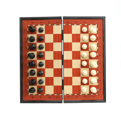 Шахматы магнитные 19,5*3,2*10см ИГРАЕМ ВМЕСТЕ в кор.2*72шт