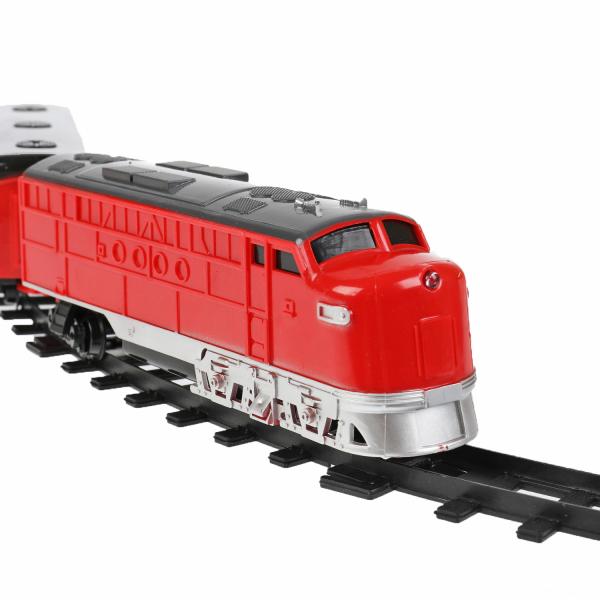 Железная дорога р/у, свет-звук, длина пути 130см, кор.53*31*5,5см ИГРАЕМ ВМЕСТЕ в кор.24шт