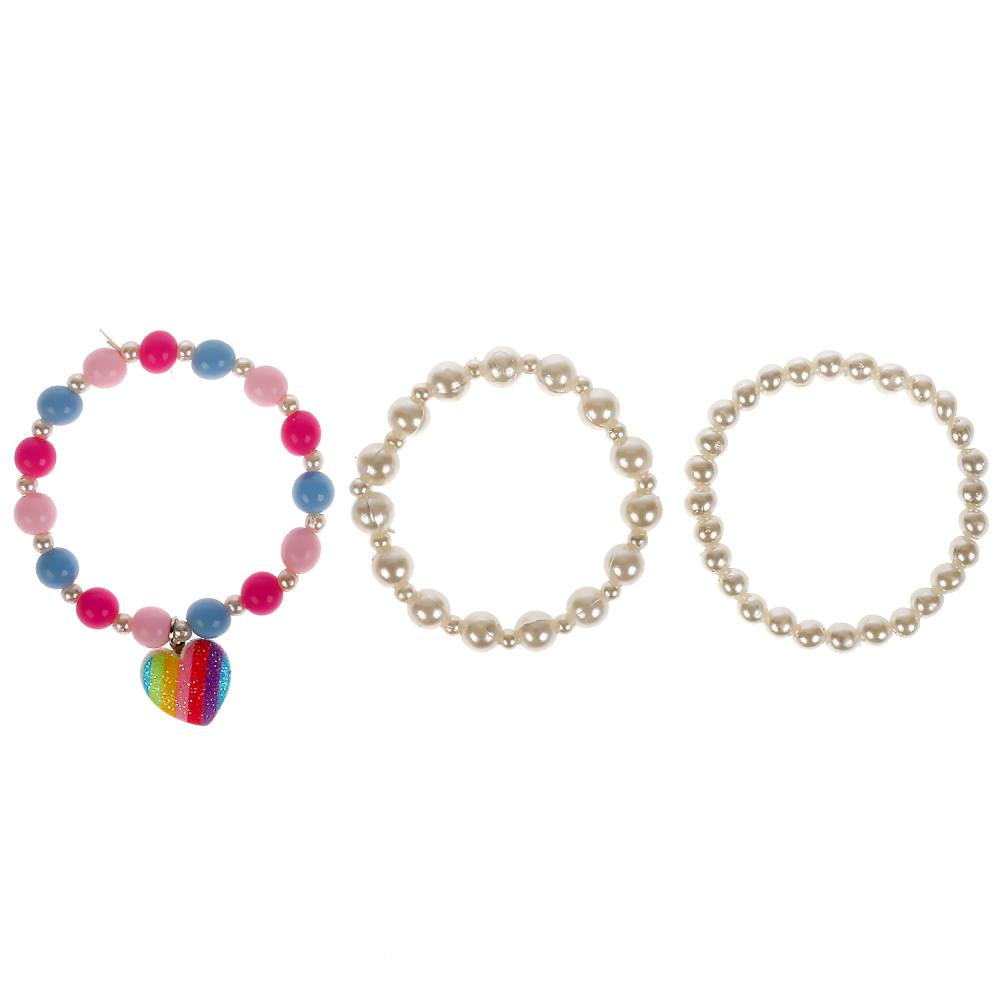 Аксессуары д/девочек ЭНЧЕНТИМАЛС браслеты, 3шт в пак. МИЛАЯ ЛЕДИ уп-10шт в кор.100уп