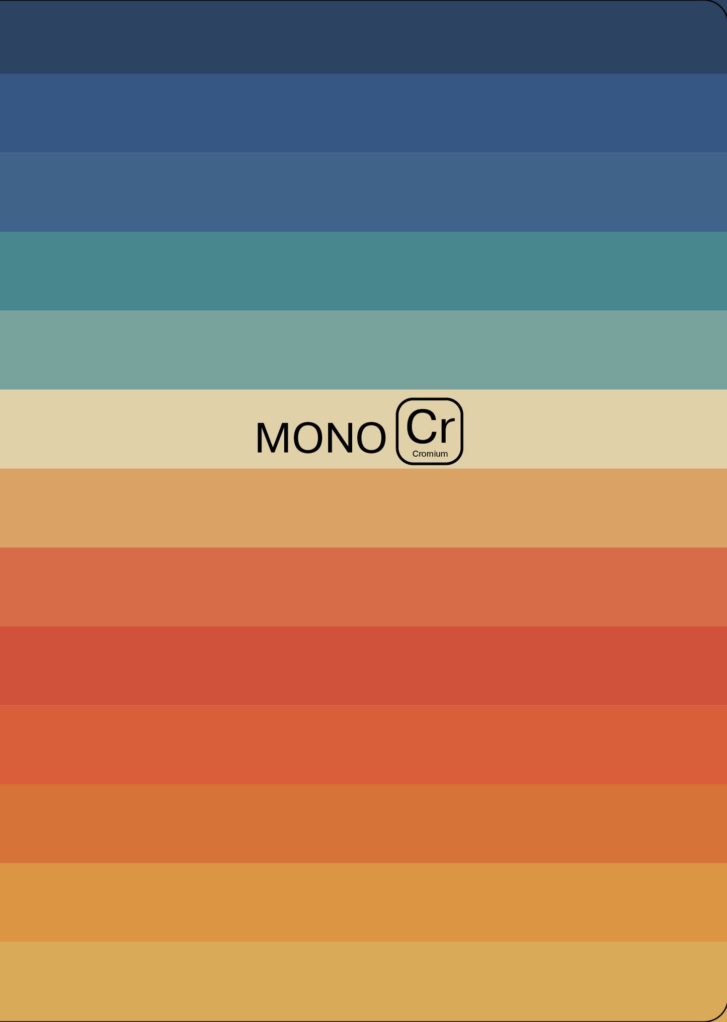 Блокнот. Monochrome (полоска) (формат А4, мягкая обложка, круглые углы, блок в точку)