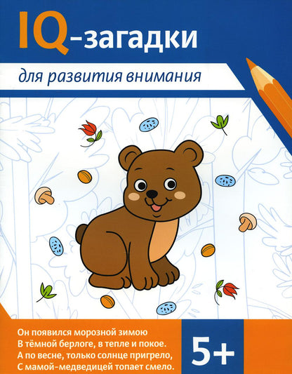 IQ-загадки для развития внимания: 5+.