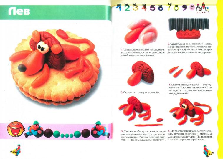 Оригинальные украшения из сладкой массы для десерт