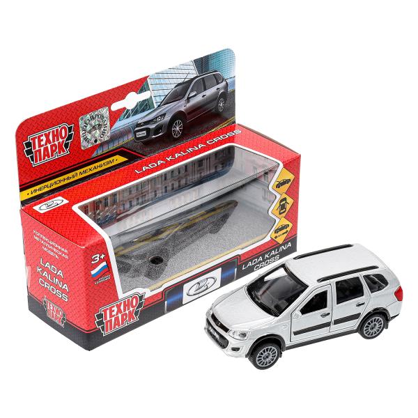 Машина металл LADA kalina cross 12 см, дв, багаж, инерц., кор. Технопарк в кор.2*24шт