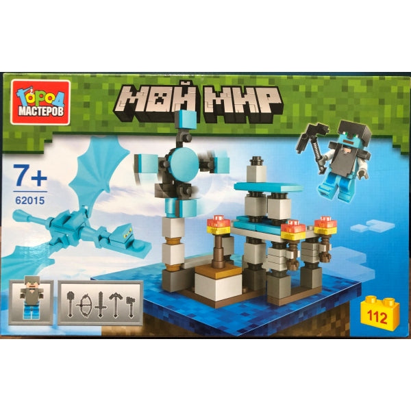 Конструктор мой мир, 112 дет. Город мастеров в кор.72шт