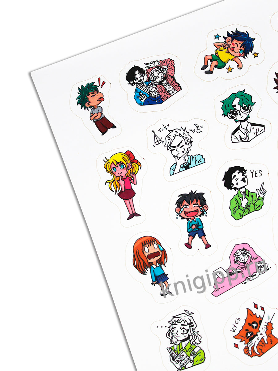 100 НАКЛЕЕК. АНИМЕ