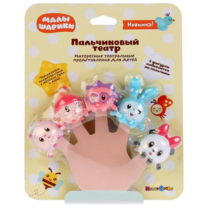 Игрушка пластизоль для ванны МАЛЫШАРИКИ пальчик. театр малышарики капитошка КАПИТОШКА в кор.2*12шт