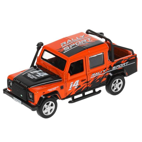 Машина металл LAND ROVER DEFENDER PICKUP САФАРИ 12 см, двери, багажн, кор. Технопарк в кор.2*36шт