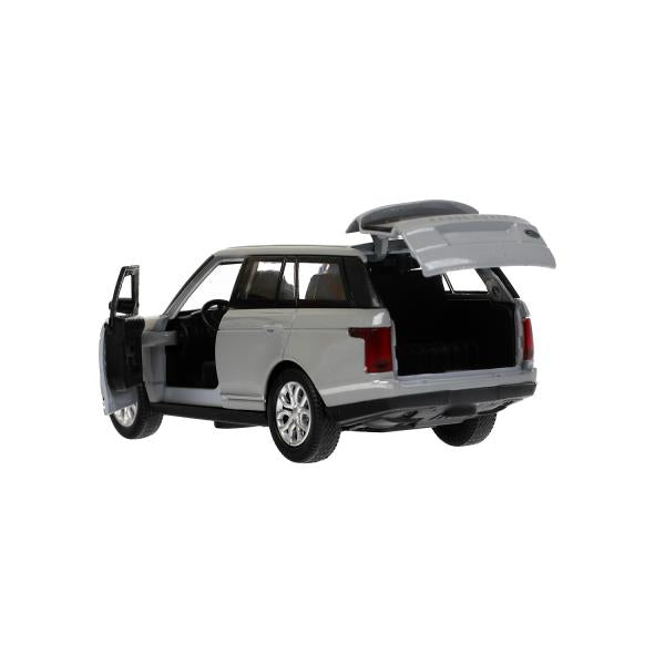Машина металл RANGE ROVER VOGUE 12 см, двери, багаж, темно-серый, кор. Технопарк в кор.2*36шт
