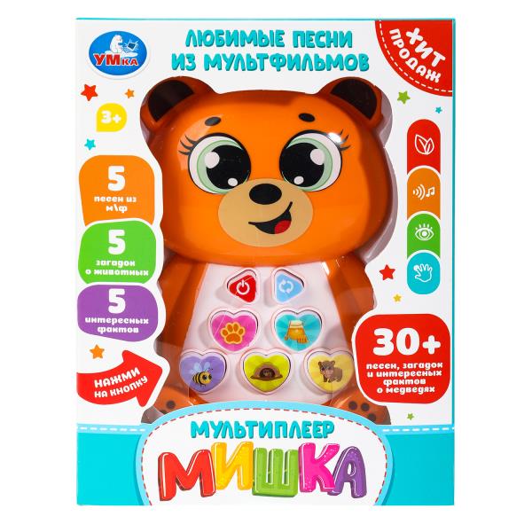 Мультиплеер мишка.30+ песен, фраз и звуков.умка в кор. Умка в кор.2*60шт