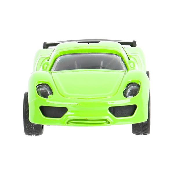 Машина металл Хот Вилс СПОРТКАР 9,5 см, зеленый, инерц., кор. - в кор.2*120шт