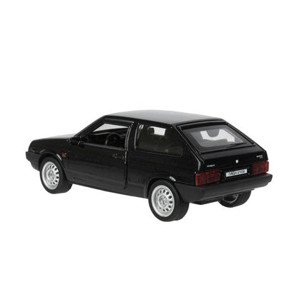 Машина металл LADA -2108 "СПУТНИК", 11,7 см, двери, баг., ин., черный, кор. Технопарк в кор.2*36шт