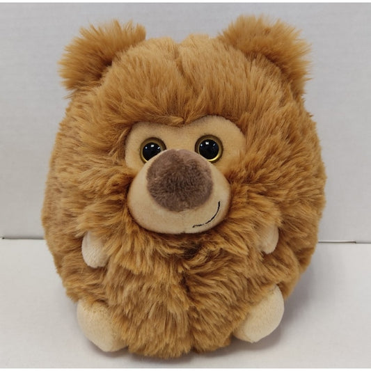 Игрушка мягкая мишка кругляш 15см без чипа, в пак. МУЛЬТИ-ПУЛЬТИ в кор.80шт