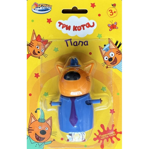 Фигурка Три Кота 9 см, подвижные части тела, на блистере ИГРАЕМ ВМЕСТЕ в кор.9*8шт