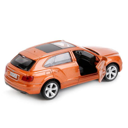 МАШИНА "ТЕХНОПАРК" МЕТАЛЛ. ИНЕРЦ. BENTLEY BENTAYGA, 1:45, ОТКРЫВ. ДВЕРИ, В РУСС. КОР. в кор.2*36шт