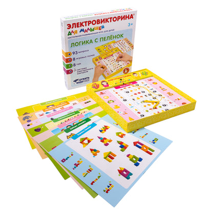 Игра настольная Электровикторина для малышей "Логика с пеленок"