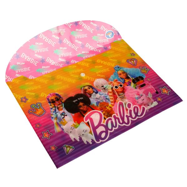 Папка БАРБИ на кнопке а4, barbie extra Умка уп-6шт в кор.2*20уп