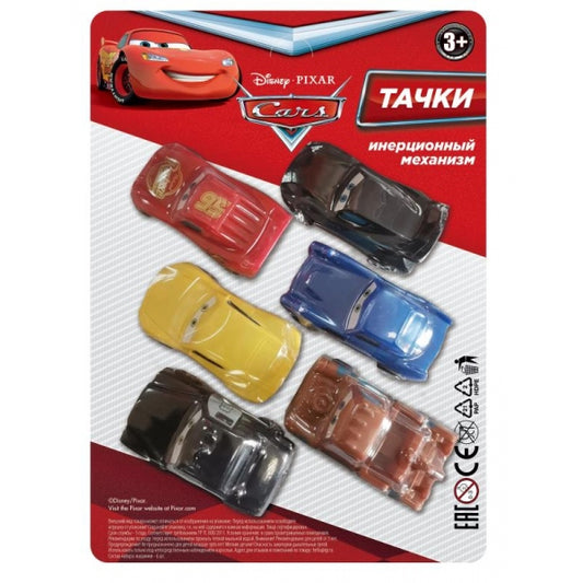 Набор машинок машинки, 6 штук, инерция, блист.19*26*5см ТЕХНОДРАЙВ в кор.2*120наб