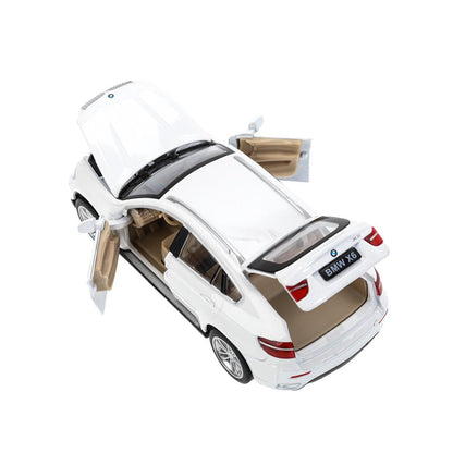 Машина металл свет-звук BMW X6, 15,5 см, двери, капот, багажник, инерция Технопарк в кор.2*24шт