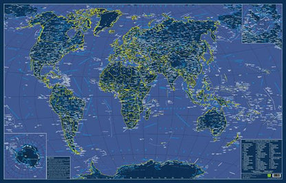 Карта мира. СВЕТЯЩАЯСЯ В ТЕМНОТЕ.Сувенирное издание. Не имеет аналогов