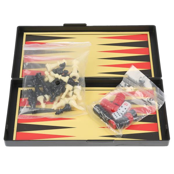 ШАХМАТЫ МАГНИТНЫЕ "ИГРАЕМ ВМЕСТЕ" 3-В-1 (ШАХМАТЫ, ШАШКИ, НАРДЫ) В РУСС. КОР. в кор.8*12шт