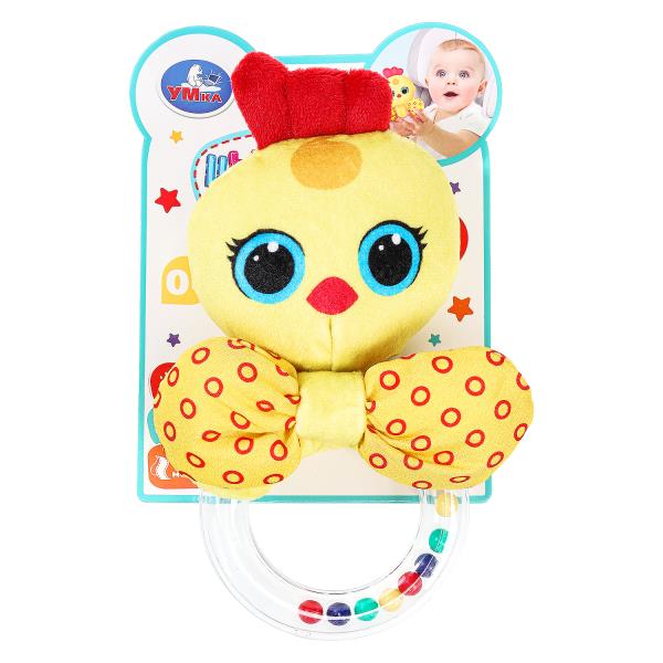 Погремушка на кольце цыплёнок на блист. Умка в кор.250шт