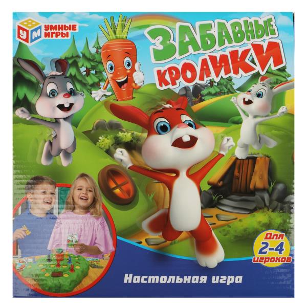 Настольная игра забавные кролики, кор.25,5*25,5*8,5см Умные игры в кор.2*24шт