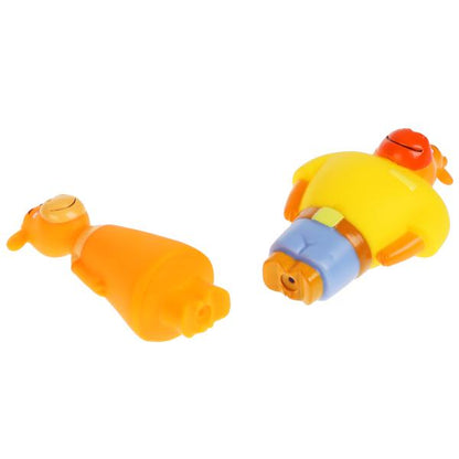 Игрушка для ванны Оранжевая корова Ма и Па КАПИТОШКА в кор.50шт