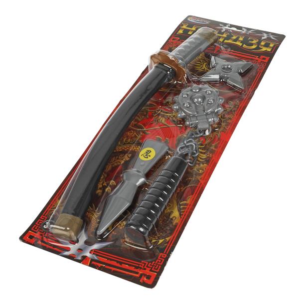 Набор ниндзя блист.17*50*5см ИГРАЕМ ВМЕСТЕ в кор.2*60шт