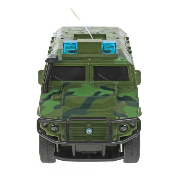 Машина пластик свет-звук АМН ВПК-233114 ВОЕННЫЙ 21 см, двери, инерц, кор. Технопарк в кор.2*18шт