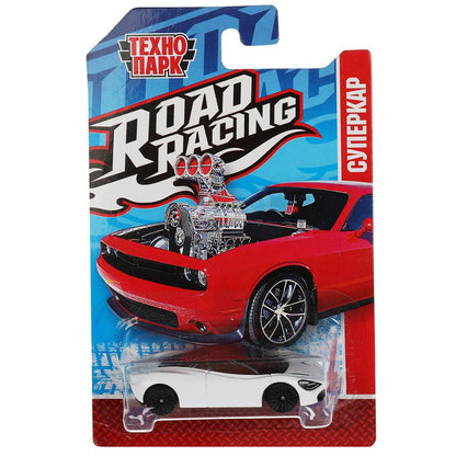 Машина металл ROAD RACING СУПЕРКАР 7,5 см, в ассорт, блист. Технопарк в кор.2*360шт