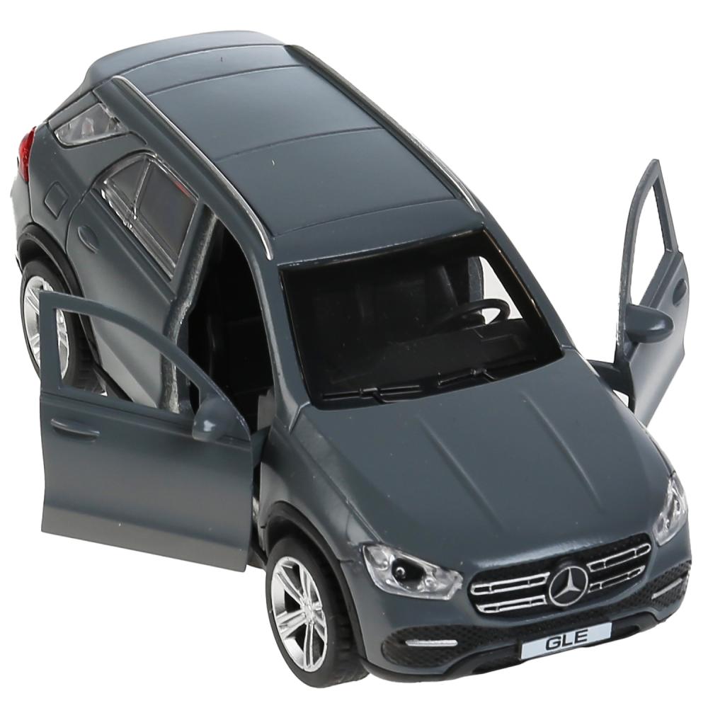 Машина металл MERCEDES-BENZ GLE 2018 МАТОВЫЙ 12 см, двер, багаж, серый, кор. Технопарк в кор.2*36шт
