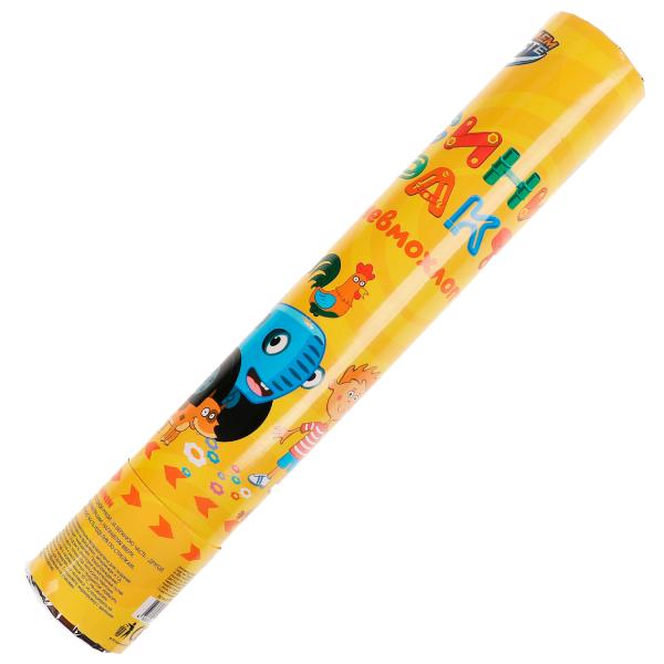 Пневмохлопушка с конфетти в виде героев СИНИЙ ТРАКТОР 30см. ИГРАЕМ ВМЕСТЕ уп-12шт в кор.6уп