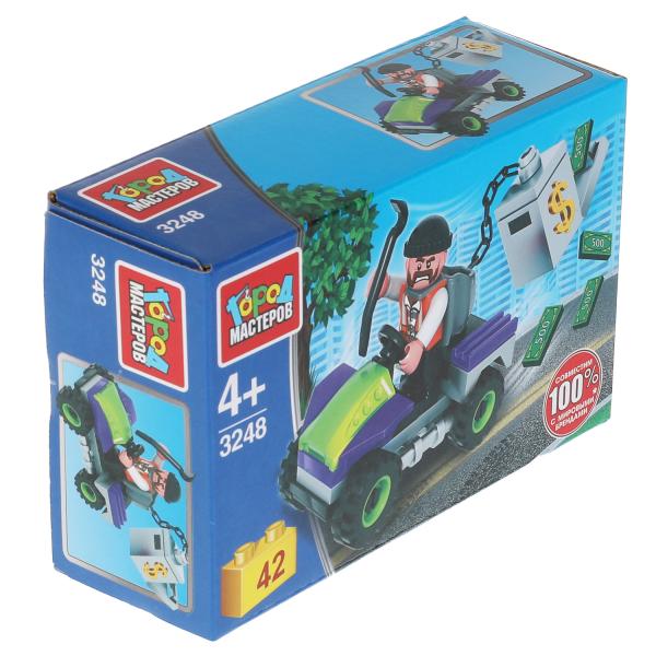 Конструктор воришка с сейфом, 42 дет. Город мастеров в кор.2*40шт