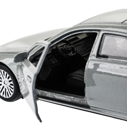 Машина металл MERCEDES-BENZ s-class v223 12см,дв,багаж,инер,серебристый,кор. Технопарк в кор.2*36шт
