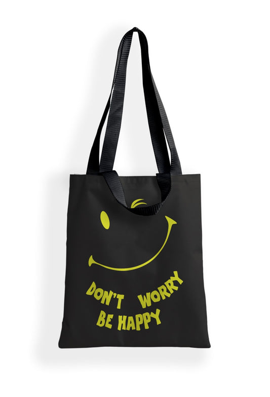 Сумка-шоппер "Don't worry be happy" арт.8736 (35*40 см.)
