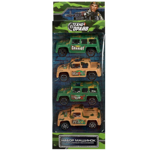 Набор машинок кор.26*10*5см ТЕХНОДРАЙВ в кор.2*120шт