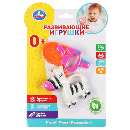 Развивающие игрушки зебра и мороженое на блист Умка в кор.4*36шт
