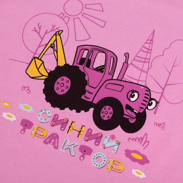 Футболка c коротким рукавом СИНИЙ ТРАКТОР р-р 98 RIKI KIDS в кор.50шт