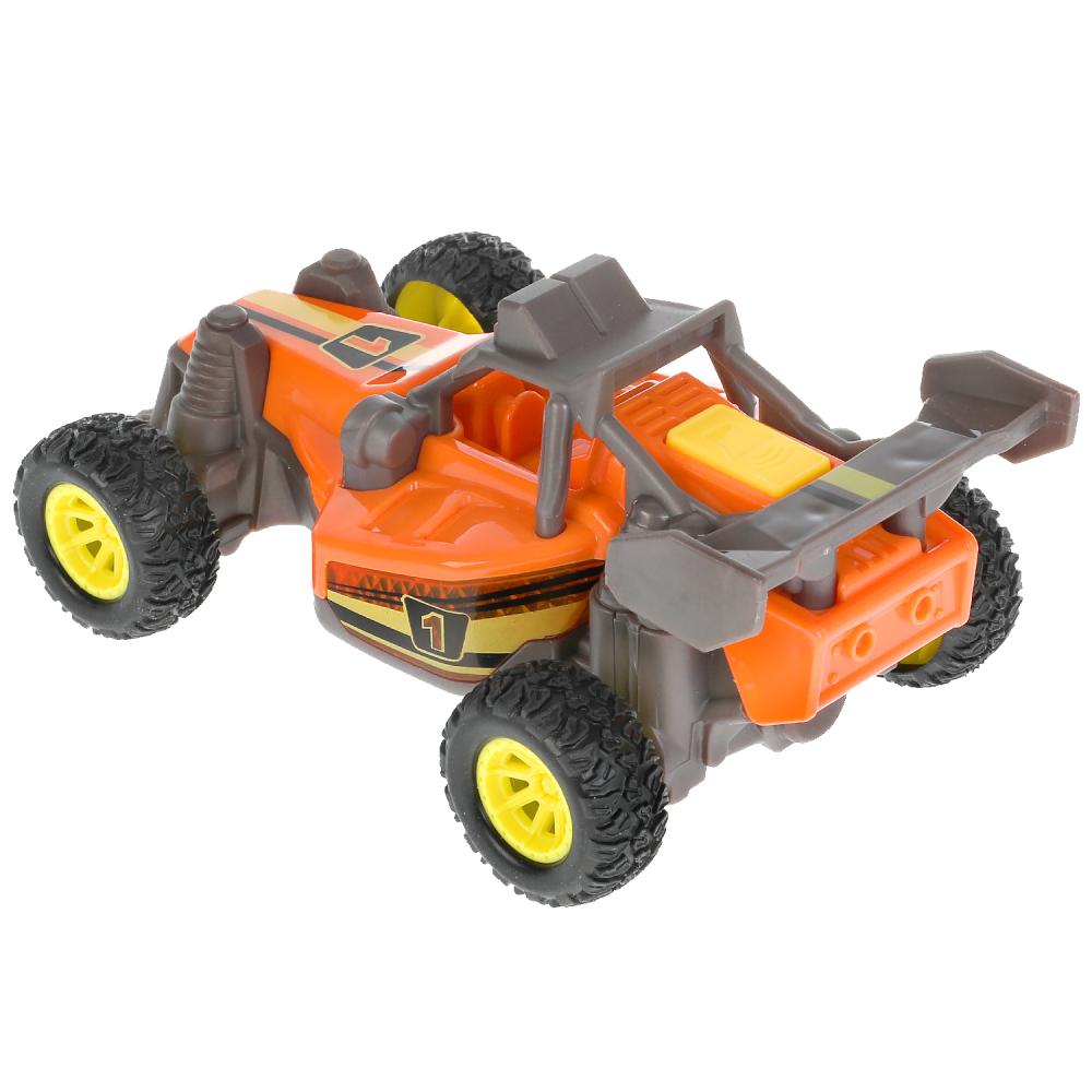 Технопарк. Машина "Багги" 13 см, пластик свет-звук, инерция, оранж, арт.1912C302-R