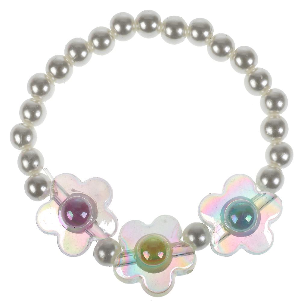 Аксессуары д/девочек СКАЗОЧНЫЙ ПАТРУЛЬ браслет цветы, 2шт в пак. МИЛАЯ ЛЕДИ уп-10шт в кор.100уп