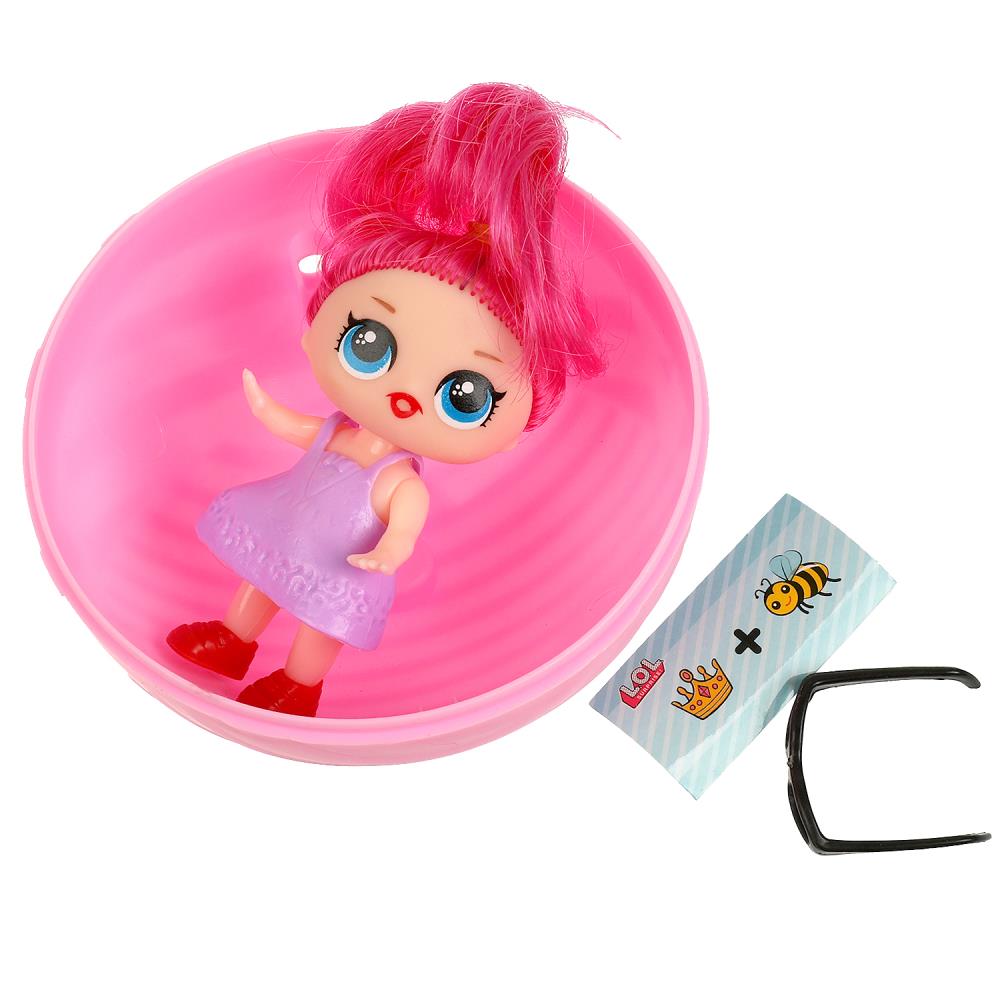 Шар-сюрприз, кукла с набором аксессуаров LIKEE GIRL в кор.2*96шт