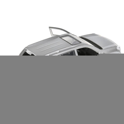 Машина металл "TOYOTA PRADO" 12см, открыв. двери, инерц, СЕРЕБРИСТЫЙ в кор. Технопарк в кор.2*36шт