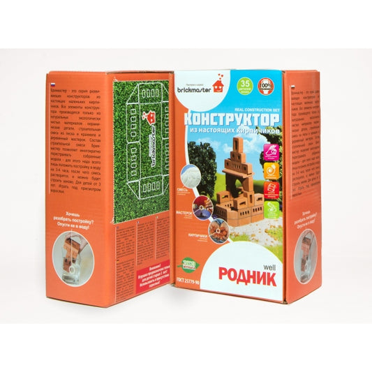 "РОДНИК": КОНСТРУКТОР КЕРАМИЧЕСКИЙ ДЛЯ ДЕТСКОГО ТВОРЧЕСТВА 163 ДЕТ. в кор.12шт