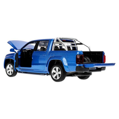 Машина металл свет-звук VOLKSWAGEN amarok, 17,5 см, двери, капот, инерция Технопарк в кор.2*24шт