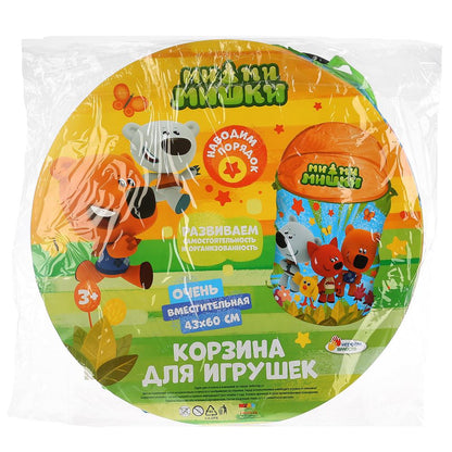 XDP-17918-R 266589 Корзина для игрушек МИМИМИШКИ 43*60см в пак. Играем вместе в кор.24шт
