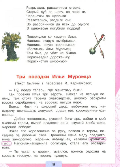 Климанова Литературное чтение. 4 кл. (Приложение 1) Учебник. Часть 1 (Школа России) 13-е издание