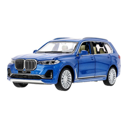 Машина металл свет-звук BMW x7, 14,8 см, капот, багажник, двери, инерция Технопарк в кор.2*24шт